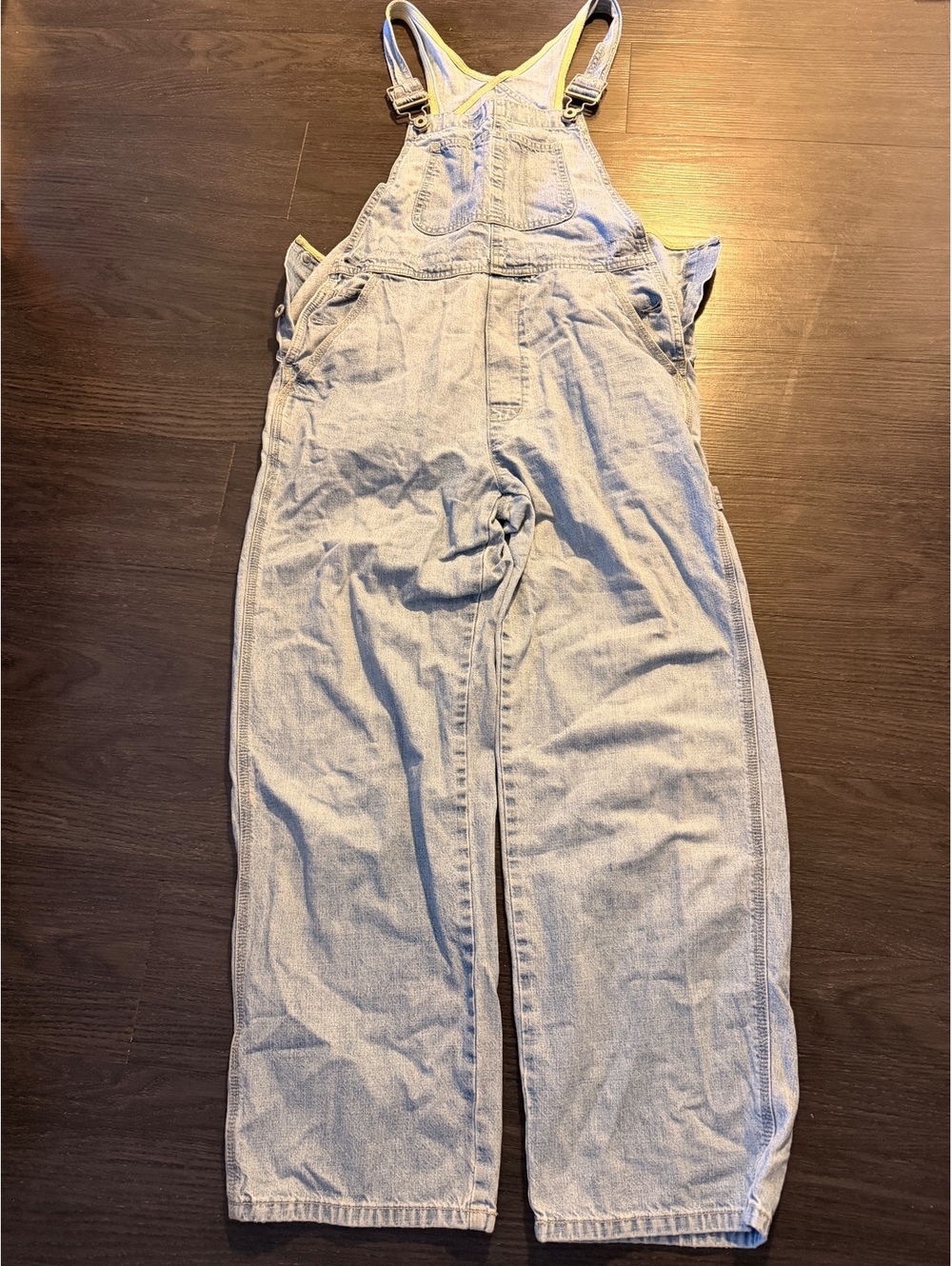 Vintage 90s Gap Light Wash Denim Workwear Overalls S